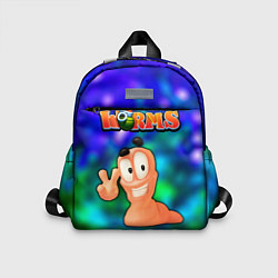 Детский рюкзак Worms Червячки, цвет: 3D-принт