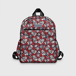 Детский рюкзак Skulls & roses, цвет: 3D-принт
