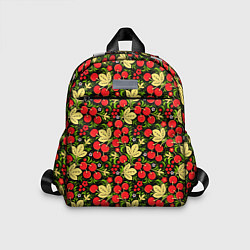 Детский рюкзак Черешни хохлома, цвет: 3D-принт