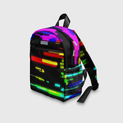 Детский рюкзак Color fashion glitch, цвет: 3D-принт — фото 2