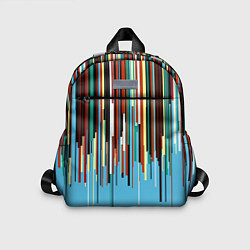 Детский рюкзак Glitch pattern 2087, цвет: 3D-принт