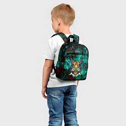 Детский рюкзак Genshin Impact - Маска Сяо, цвет: 3D-принт — фото 2