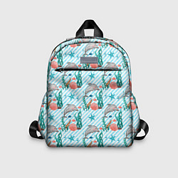 Детский рюкзак Дельфины Море, цвет: 3D-принт