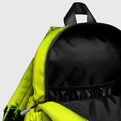 Детский рюкзак НЕОНОВЫЕ БРЫЗГИ КРАСКИ, цвет: 3D-принт — фото 2