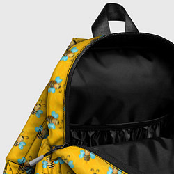 Детский рюкзак Пчелы паттерн, цвет: 3D-принт — фото 2