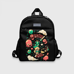 Детский рюкзак Линк против монстров, цвет: 3D-принт