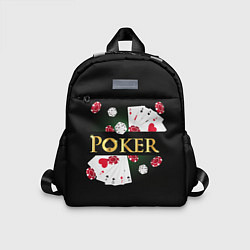 Детский рюкзак Покер POKER, цвет: 3D-принт