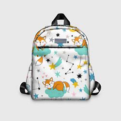 Детский рюкзак Спящие лисята, цвет: 3D-принт