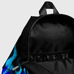 Детский рюкзак Volvo размытый огонь, цвет: 3D-принт — фото 2