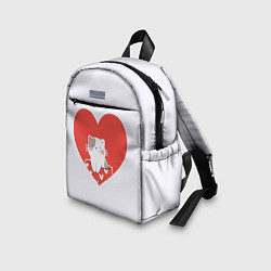 Детский рюкзак Котик желает любви, цвет: 3D-принт — фото 2