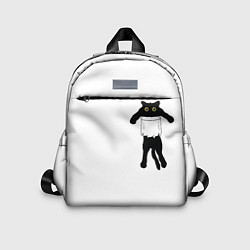 Детский рюкзак Кот висит в кармане 3D, цвет: 3D-принт