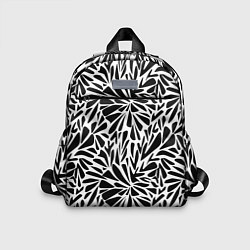 Детский рюкзак Черно белый абстрактный узор
