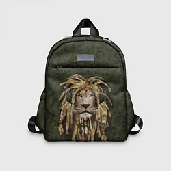 Детский рюкзак Лев в дредах, цвет: 3D-принт