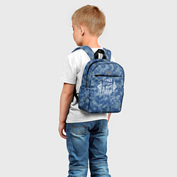 Детский рюкзак 23 февраля - Папа лучший в мире, цвет: 3D-принт — фото 2