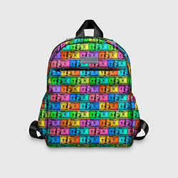 Детский рюкзак Разноцветные Доллары, цвет: 3D-принт