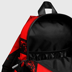 Детский рюкзак HONDA RED ХОНДА КРАСНЫЙ, цвет: 3D-принт — фото 2