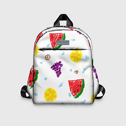 Детский рюкзак Пиксельные фрукты
