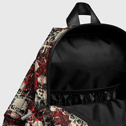 Детский рюкзак Кровавые Черепа Skulls, цвет: 3D-принт — фото 2