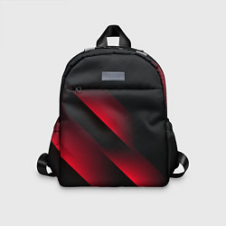Детский рюкзак Red Fade 3D Красный градиент, цвет: 3D-принт