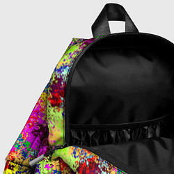 Детский рюкзак Пиксельный камуфляж Токсик, цвет: 3D-принт — фото 2