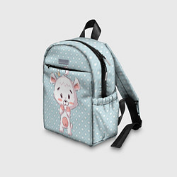 Детский рюкзак Маленький мишка с короной, цвет: 3D-принт — фото 2