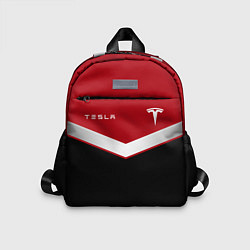 Детский рюкзак ФОРМА КОМПАНИИ - TESLA RED, цвет: 3D-принт