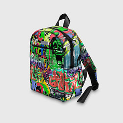 Детский рюкзак Граффити с черепами, цвет: 3D-принт — фото 2
