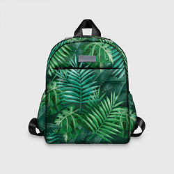 Детский рюкзак Tropical plants pattern, цвет: 3D-принт