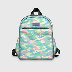 Детский рюкзак Камуфляж пастельные цвета, цвет: 3D-принт