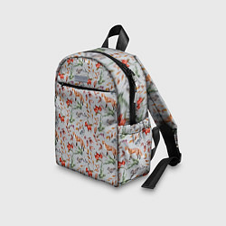 Детский рюкзак Лисы и лесные ягоды, цвет: 3D-принт — фото 2
