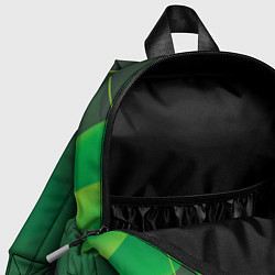 Детский рюкзак Зеленый милый кактус, цвет: 3D-принт — фото 2