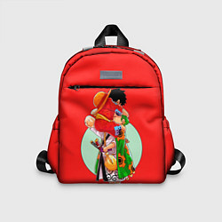 Детский рюкзак Объятия Луффи чиби Ван Пис, цвет: 3D-принт