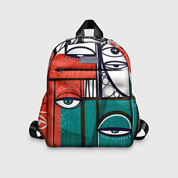 Детский рюкзак Глаза - арт, цвет: 3D-принт