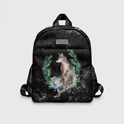Детский рюкзак Снежный волк, цвет: 3D-принт