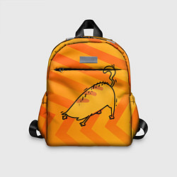 Детский рюкзак Поклон кота, цвет: 3D-принт