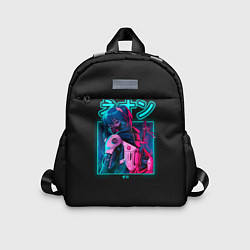 Детский рюкзак Евангелион Неоновый Токио, цвет: 3D-принт