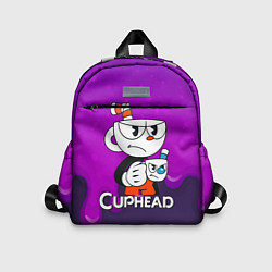 Детский рюкзак Недовольная чашечка cuphead, цвет: 3D-принт