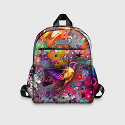 Детский рюкзак Колибри Floral Pattern, цвет: 3D-принт