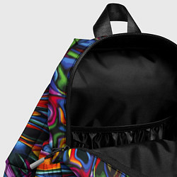 Детский рюкзак Color pattern Impressionism, цвет: 3D-принт — фото 2