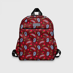 Детский рюкзак 9 мая, красная лента и тюльпаны, цвет: 3D-принт
