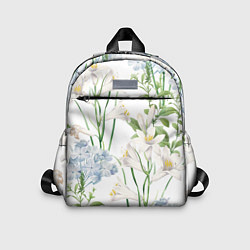 Детский рюкзак Цветы Утонченные и Яркие, цвет: 3D-принт