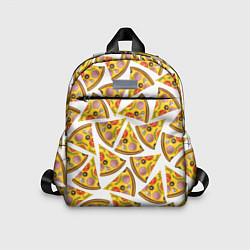 Детский рюкзак Кусочки вкусной пиццы, цвет: 3D-принт