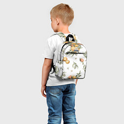 Детский рюкзак Цветы и Мандарин, цвет: 3D-принт — фото 2