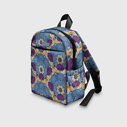 Детский рюкзак Цветочные узоры, цвет: 3D-принт — фото 2