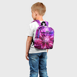Детский рюкзак Неоновый Цветок Neon Flower, цвет: 3D-принт — фото 2