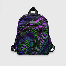 Детский рюкзак Абстрактный современный тигровый узор, цвет: 3D-принт