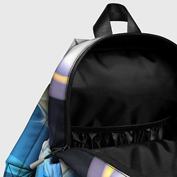 Детский рюкзак Абстрактная объёмная композиция Abstract three-dim, цвет: 3D-принт — фото 2