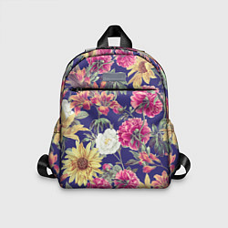 Детский рюкзак Цветы Розовые Пионы, цвет: 3D-принт