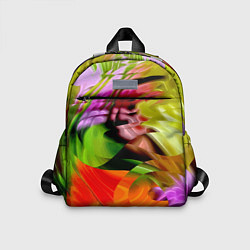 Детский рюкзак Разноцветная абстрактная композиция Лето Multi-col, цвет: 3D-принт