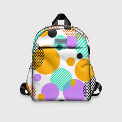 Детский рюкзак GEOMETRIC INTERSECTING CIRCLES, цвет: 3D-принт